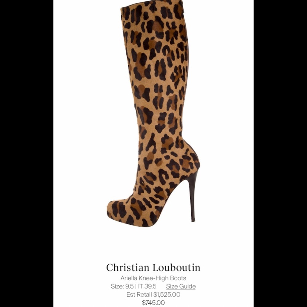 Christian Louboutin Arielle Knee High Boots 39.5